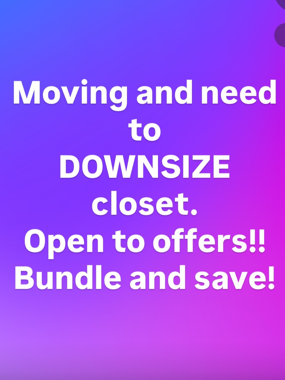 Offers Welcome!